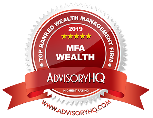 MFA Wealth AdvisoryHQ Award for 2019