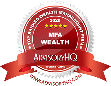 MFA Wealth AdvisoryHQ Award for 2020